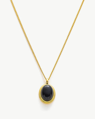 Agate Pendant Necklace