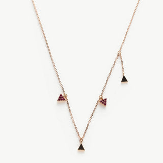 Tiny Triangles Necklace