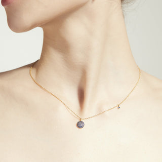 Collier rond en cristal