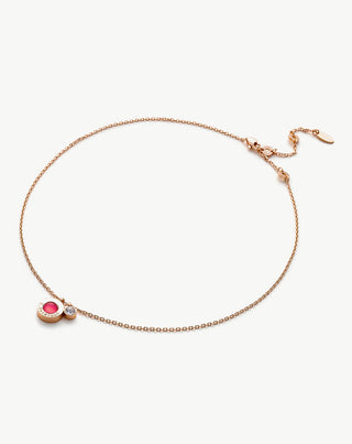 Crystal Dew Chain Necklace