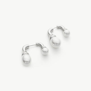 Double Pearls Earrings
