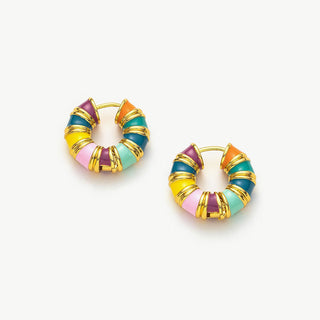 Multicolor Hoop Earrings