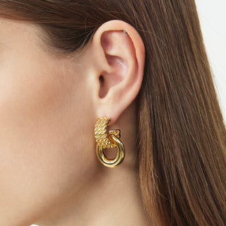 Ring Entwine Chunky Earrings