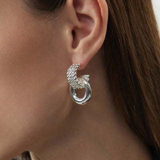 Ring Entwine Chunky Earrings