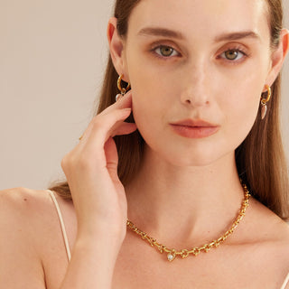 Heart Diamond Chain Necklace