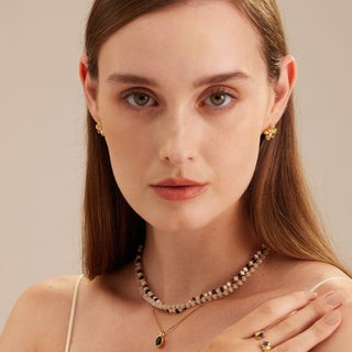 Stone Beaded Necklace