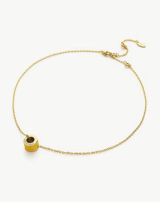Ring Pendant Chain Necklace