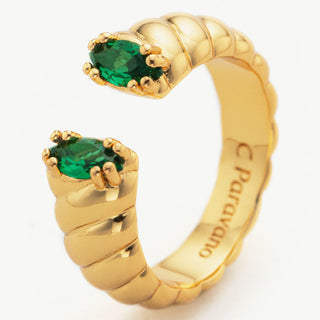 Gemstone Open Ring