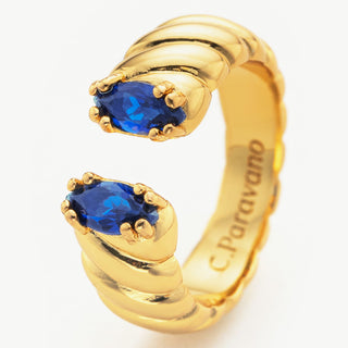Gemstone Open Ring