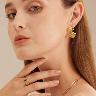 Gemstone Open Ring