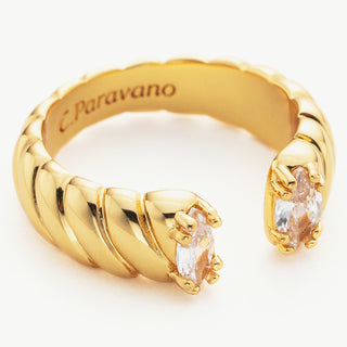 Gemstone Open Ring