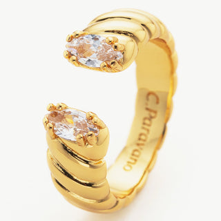 Gemstone Open Ring