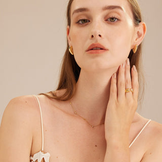 Gemstone Open Ring