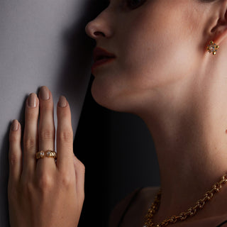 Gemstone Open Ring
