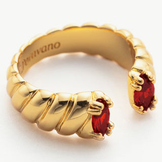 Gemstone Open Ring