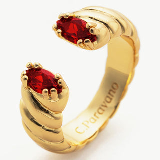 Gemstone Open Ring