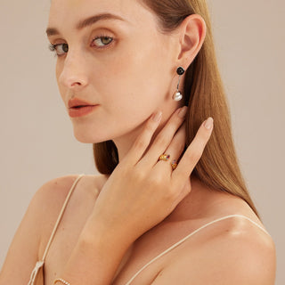 Gemstone Open Ring