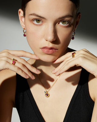 Crystal Dew Chain Necklace