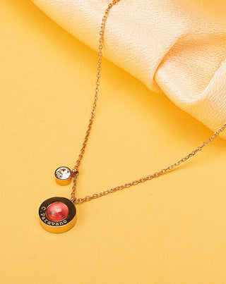 Crystal Dew Chain Necklace
