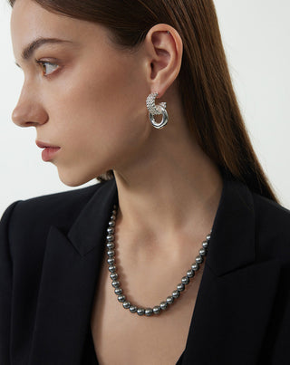 Ring Entwine Chunky Earrings