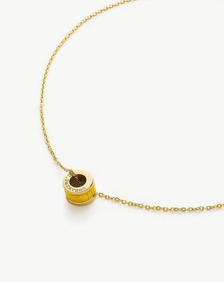 Ring Pendant Chain Necklace