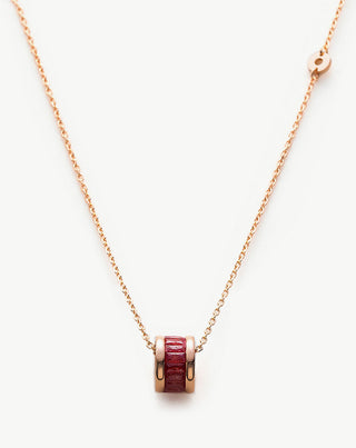 Ring Pendant Chain Necklace