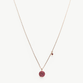 Collier rond en cristal
