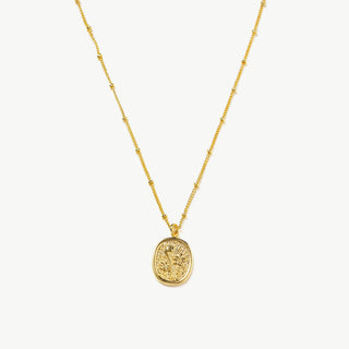 Collana con ciondolo ovale