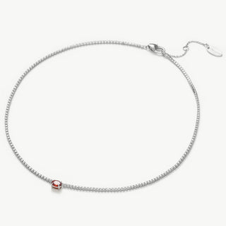 Emerald Rectangle Dewdrop Necklace, making a vivid green statement, this pendant showcases a stunning emerald rectangle dewdrop suspended from a delicate chain, adding a pop of color and modernity to your ensemble