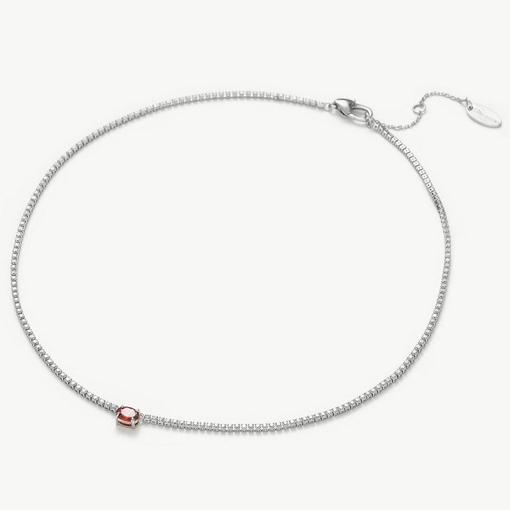 Emerald Rectangle Dewdrop Necklace, making a vivid green statement, this pendant showcases a stunning emerald rectangle dewdrop suspended from a delicate chain, adding a pop of color and modernity to your ensemble