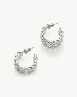 Serpent Textured Earrings