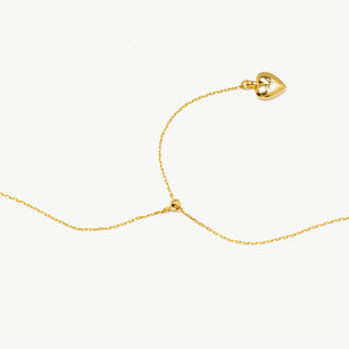 Double Heart Pendent Necklace