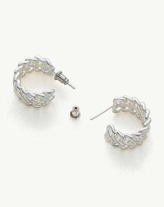 Serpent Textured Earrings