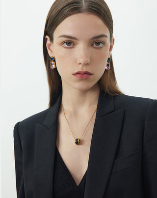 Ring Pendant Chain Necklace