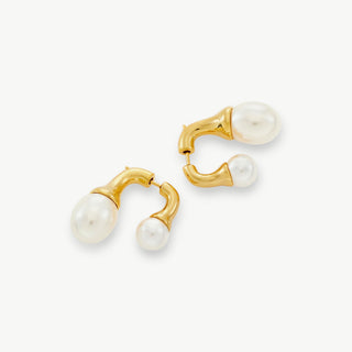 Double Pearls Earrings