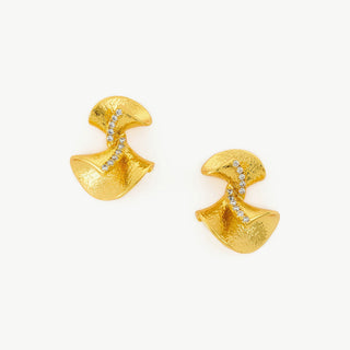 Crystal Twisted Earrings