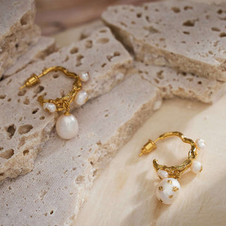 Baroque Pearl Drop Earrings