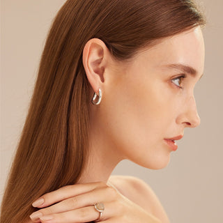 Tunnel Hoop Earrings