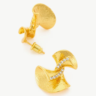 Crystal Twisted Earrings