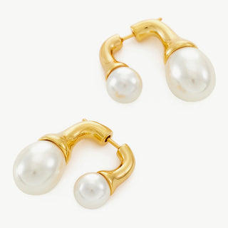 Double Pearls Earrings