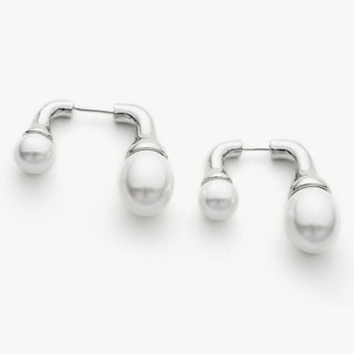 Double Pearls Earrings