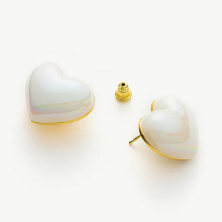 Heart Stud Earrings Small