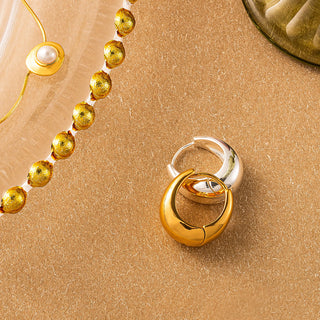 Dome Hoop Earrings