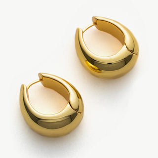 Dome Hoop Earrings