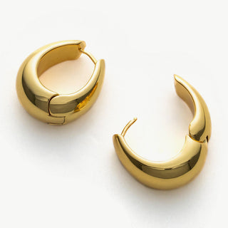 Dome Hoop Earrings