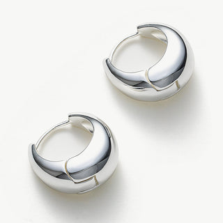 Dome Hoop Earrings
