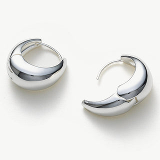 Dome Hoop Earrings