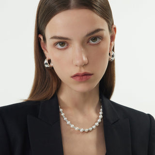 Ridge Hoop Earrings