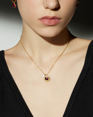 Crystal Dew Chain Necklace