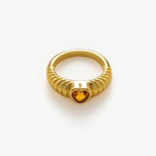 Heart Gemstone Ring